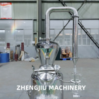 Machine de distillation Distillation d'huile Distillateur d'huiles aromatiques essentielles pour parfums Caisse en bois Nouveau produit 2020 fourni 100/