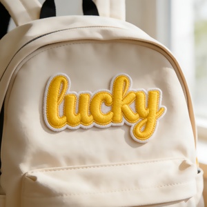 <span class=keywords><strong>Patch</strong></span> brodé 3D gonflé populaire, personnalisable, en gros, pour broderie de lettres, applique textile variée, décoration de sweats à capuche et chapeaux, motif dessin animé - Product Image 3