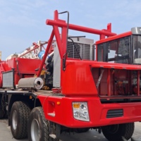 Foreuse rotative électrique standard XJ550 avec pompe montée sur camion pour le service de puits pétroliers - Marque QINGCHANG