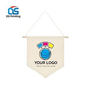 Nhà máy nóng bán tùy chỉnh trống vải tấm Thảm phòng trẻ em tường biểu ngữ cờ đồng bằng Cờ biểu ngữ vải - Product Image 1