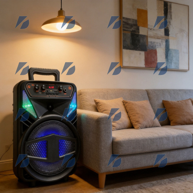 KTS Wireless Portable Outdoor DJ Party for 5.3 Active Speakers with FM & USB 8-Inch Battery Powered KTS-1562 Factory Price