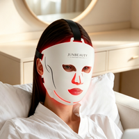 Masque facial LED Photon en silicone avec technologie lumineuse pour les soins de la peau et la routine beauté à domicile