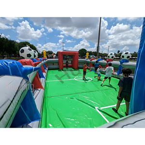 Juegos Inflables Gigantes Comerciales para Carnavales Deportivos, Juegos Interactivos de Fútbol, Campo de Fútbol Inflable para Venta o <span class=keywords><strong>Alquiler</strong></span> - Product Image 3