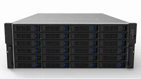 Boîtier de serveur 4U avec 24 baies HotSwap pour disques durs 3,5 pouces SATA ou SAS, backplane disponible, profondeur 650 mm