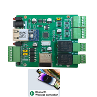 Modul Pengontrol Relay Input Wiegand Ethernet 2CH RTU TCP/IP IO Board untuk Kontrol Industri PLC Kontrol Akses Biometrik