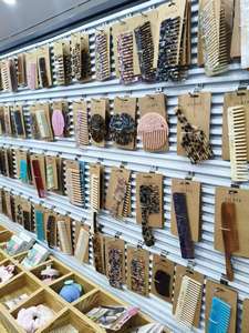 Accessoires <span class=keywords><strong>de</strong></span> cheveux personnalisés pour femmes, logo personnalisé, peigne à cheveux en acétate écologique avec étui en cuir PU personnalisé - Product Image 6
