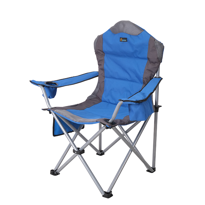 New design Giant folding camping chair with cooler bag foldable for outdoor camping chair