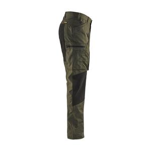 BLAKLADER - 145918454599C60 Service <b>trousers</b> with <b>stretch</b> Dark olive green/<b>Black</b> - EAN 7330509646038 WORK <b>TROUSERS</b> - Product Image 5