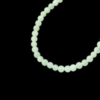 Bracelet en jadéite birmane naturelle de qualité A, perles rondes, bracelet en jadéite verte, bijoux en jadéite unisexe, cadeau (avec NGTC)