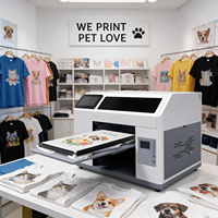Imprimante textile numérique DTG H5 Web Smart Wifi pour petites entreprises, impression directe sur vêtement, encre textile CMYK