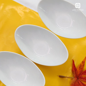 ชามเซรามิกทรงเรือรูปไข่สไตล์นอร์ดิกสุดหรู สำหรับซุป สลัด และพาสต้า - Product Image 2