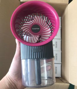 Nuevo ventilador USB 2 en 1 portátil 2025 para dormitorio/oficina, ventilador de humidificación recargable para escritorio, ventilador esencial para exteriores en verano - Product Image 4