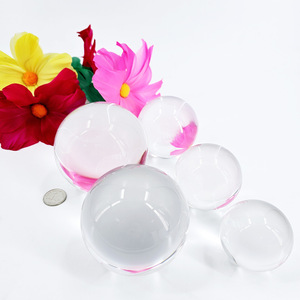 Boule de jonglage transparente en cristal, boule de jonglage de contact, boule de performance légère et flottante, accessoire de magie - Product Image 1