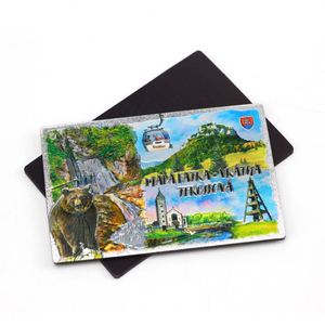 Aimant de réfrigérateur personnalisé avec logo, en feuille d'argent, souvenirs pas chers d'usine, Palestine Vienne - Product Image 4