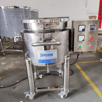 Sipuxin Premix réservoirs de stockage de chauffage en acier inoxydable pour la gelée de pétrole liquide cirage à chaussures pompe de stockage composants de noyau de moteur