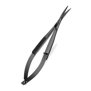 Tijeras Profesionales Curvas de Acero Inoxidable para Cejas, para Diestras, para Mujeres, para Recortar y Dar Forma a las Cejas, Herramienta para el Cuidado Facial - Product Image 2