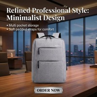 Sac à dos pour ordinateur portable 15,6 pouces en tissu Oxford imperméable, personnalisable avec logo, pour affaires, décontracté, école, voyage, avec port USB, uni