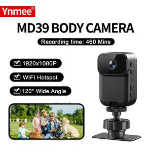 MD39 Tragbare Mini-Sicherheitskamera WLAN-Hotspot Echtzeit-Ansicht 1080P HD Infrarot-Nachtsicht Clip-On Körperkamera - Product Image 1