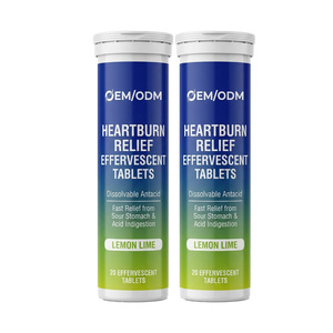 Comprimés effervescents pour le soin de l'<span class=keywords><strong>estomac</strong></span>, marque privée OEM/ODM, équilibre <span class=keywords><strong>acide</strong></span>, confort digestif, supplément antacide <span class=keywords><strong>naturel</strong></span> - Product Image 1