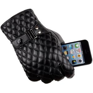 Bruselas deportes a prueba de viento impermeable bicicleta cuero Slip Plus terciopelo engrosamiento guantes OEM guantes de seguridad - Product Image 5