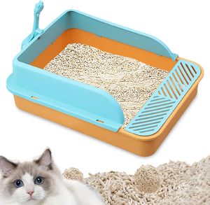 Toilette per Gatti Semi-Chiusa all'Ingrosso, Carina, Rimovibile, Deodorante, con Recinzione Alta, Lettiera per Gatti - Product Image 4