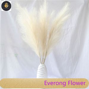 E07012 trang trí nội thất nhà máy lớn fauxpampas Lụa Nhân Tạo Màu Be Trắng Nhân Tạo pampas cỏ cho Faux nhựa pampas cỏ trang trí nội thất - Product Image 4