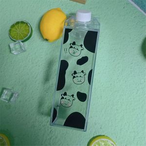 Bouteille en acrylique transparente personnalisée avec logo, 500 ml, 1000 ml, sans BPA, plastique carré, transparent, entrepôt chinois direct, applicable pour la consommation - Product Image 3