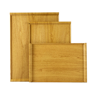 ถาดเสิร์ฟลายไม้ทรงสี่เหลี่ยมสำหรับโรงแรม อาหาร กาแฟ ชา - Product Image 1