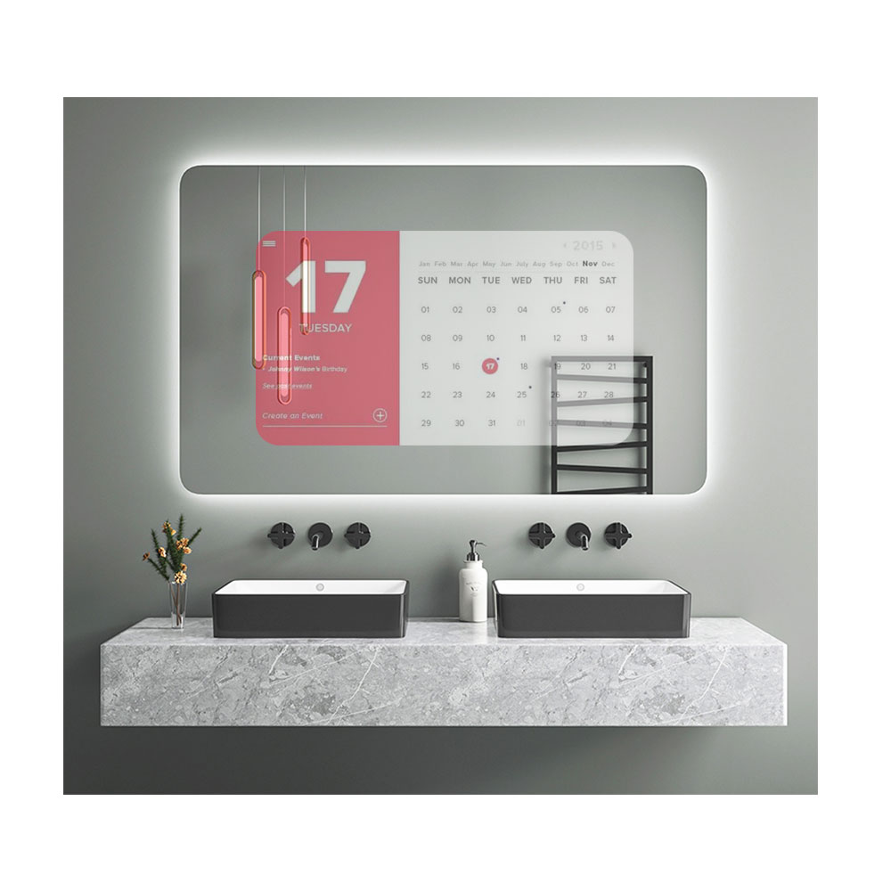 15,6 дюймов IP66 водонепроницаемое lcd Рекламное игровое оборудование для ванной комнаты smart android magic mirror с голосовым управлением AI