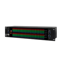 Ecualizador Gráfico de Metal de Alto Rendimiento y Alta Calidad Voxfull EQ888 con Sistema de Crossover de 31 Bandas para DJ Profesional