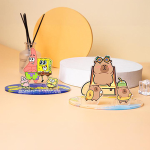 Custom Cartoon Animation Q Version Ornaments Plastic Crafts Desktop Advertising Bracket Made From Acrylic for Mobile Phones