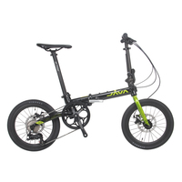 Java X2 – vélo pliant Portable de 20 pouces avec cadre en alliage d'aluminium, pneus solides à faible teneur en carbone, vélo pliable de voyage pour femmes