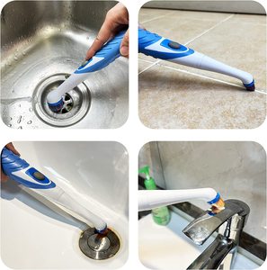 Electric Spin Scrubber Cleaning Tools, Cleaning Brush Shower <strong>Cleaner</strong> for <strong>Bathroom</strong> Kitchen <strong>Tile</strong> Grout Floor Tub Counter Tops - Product Image 6