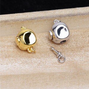Hebilla de Reparación para Collar de Plata S925, Varilla Cuadrada y Redonda para Inserción, 5549, Accesorios de Joyería - Product Image 5