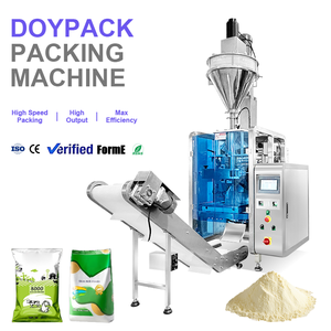 Machine d'emballage automatique multifonction facile à utiliser, machine d'emballage verticale pour poudre de lait à fermeture sur quatre côtés - Product Image 1