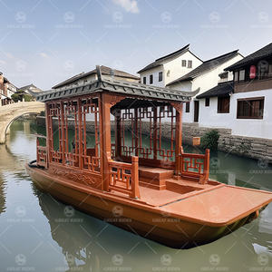 Auténtico barco de recreo de estilo chino para cruceros fluviales y visitas grupales con energía eléctrica silenciosa - Product Image 2