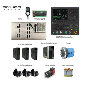 Siyuer 998t-max 6 trục điều khiển với IO thẻ với động cơ <span class=keywords><strong>servo</strong></span> và trình điều khiển hoàn chỉnh CNC quay Lathe trang bị thêm Kit hệ thống - Product Image 6