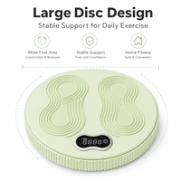 Disque de torsion amincissant intelligent avec compteur numérique, technologie de vibration, antidérapant, en ABS, pour entraînement complet du tronc, usage familial