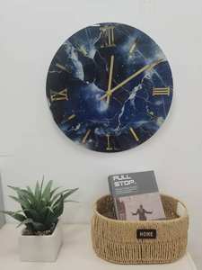 Orologi da Parete in <span class=keywords><strong>Marmo</strong></span> Blu per Arredamento Casa, Stile Moderno per Soggiorno, Orologi di Tendenza - Product Image 2
