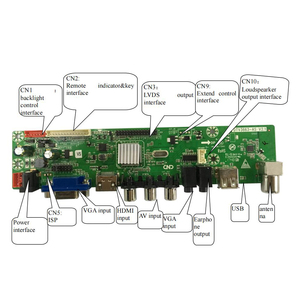 Placa Base Integrada Digital-Analógica DTV3663 con T2/<span class=keywords><strong>T</strong></span>/<span class=keywords><strong>C</strong></span> Universal para Televisor LED - Product Image 3