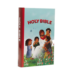 Bible pour enfants personnalisée à couverture rigide, reliée, papier CMYK, plastification, vente en gros d'usine - Product Image 1