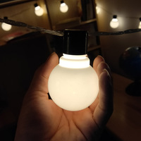 Guirlande lumineuse LED solaire extérieure haute luminosité 5,2 m étanche IP44 pour l'ambiance de la cour