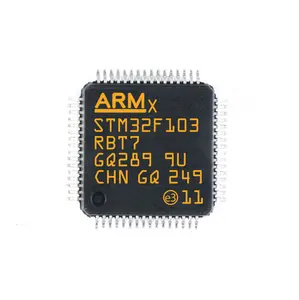 جهاز التحكم العددي المحسن ARM Cortex-M3 MCU من السلسلة STM32F103 و 128 كيلوبايت فلاش ووحدة معالجة مركزية 72 ميجاهرتز مع محرك للتحكم بمنفذ USB وCAN STM32F103RBT7