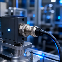 Connecteur mâle M12 à code A avec écrou moleté à verrouillage, montage sur panneau fileté, pour équipement d'automatisation – Vente directe usine