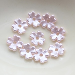 Pétales de trèfle à quatre feuilles miniatures 6 mm en résine plastique, accessoires de bijoux DIY pour boucles d'oreilles, bracelets, fournitures d'artisanat - Product Image 4