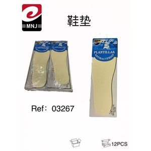 Mnj Plantillas Insoles Antibacterial For Sports And Comfort 12Pcs - Product Image 3