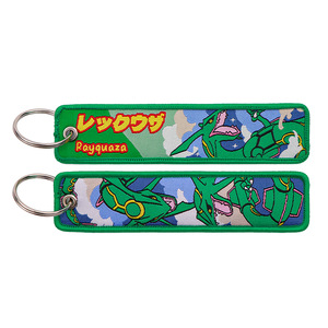 <span class=keywords><strong>Porte</strong></span>-<span class=keywords><strong>clés</strong></span> en tissu brodé Pokémon, pendentif pour sac, ornement décoratif, étiquette tissée, série Pokémon, vente chaude - Product Image 3