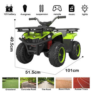 ของเล่นไฟฟ้า12V สำหรับเด็กนั่งบนรถจาก UTV สำหรับ Mp3และไฟ - Product Image 2