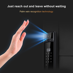 Высококачественный умный замок HONGTU F3Max с прецизионной гравировкой на ЧПУ, биометрическим распознаванием вен ладони, распознаванием лица, отпечатком пальца и кодовым замком. - Product Image 2