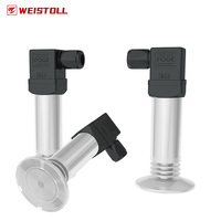 Transmisor de Presión Sanitario de Alta Temperatura Factory 131 con Conexión Tri-Clamp, Conector Hirschmann, Membrana Plana, IP65, para Gas y Alimentos